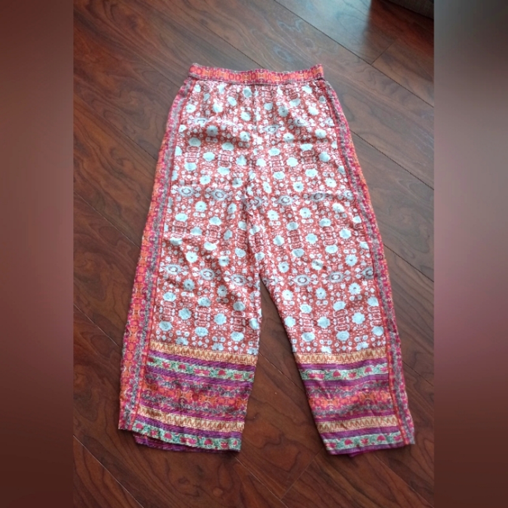ANTHROPOLOGIE VALE WIDE LEG PANTS